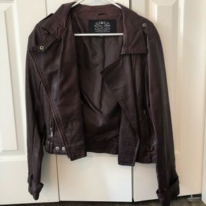 Leather jacket